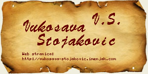 Vukosava Stojaković vizit kartica